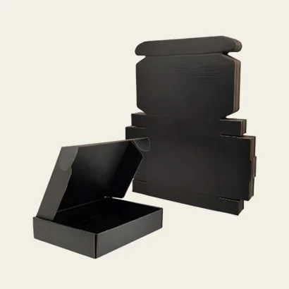 Black Shipping Boxes