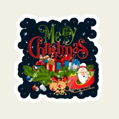 Custom Christmas Stickers