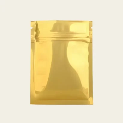 Custom Gold Mylar Bags