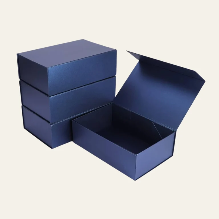 Custom Blue Magnetic Gift Boxes - Image 4
