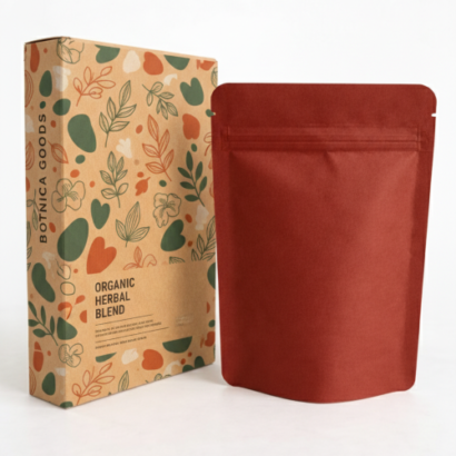 Custom Mylar Bags with Boxes