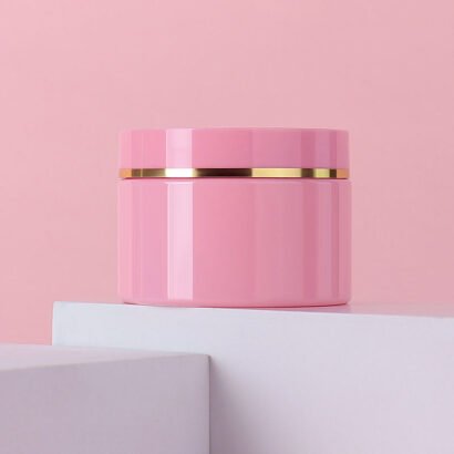 Pink Cosmetic Jars