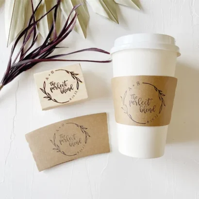 White Coffee Cup Sleeves