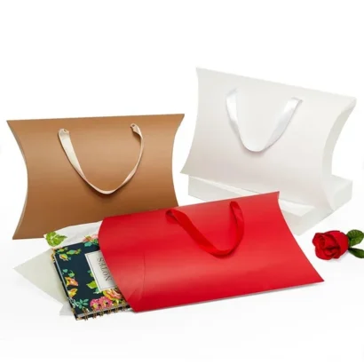 Pillow Boxes with Handle