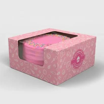 Pink Bakery Boxes