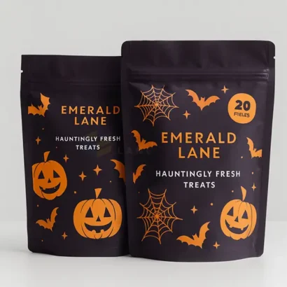 Halloween Mylar Bags