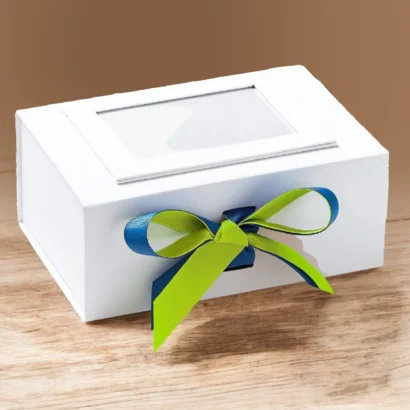 Custom Sturdy White Gift Boxes