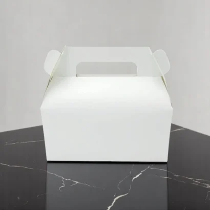 Custom White Gable Boxes