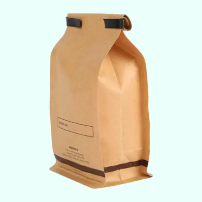 Custom Tin tie kraft bags