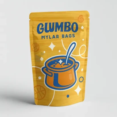 Custom Gumbo Mylar Bags